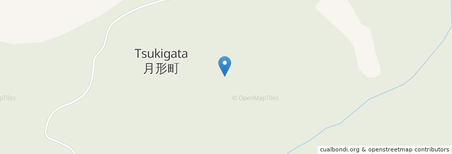 Mapa de ubicacion de 月形町 en 日本, 北海道, 空知総合振興局, 樺戸郡, 月形町.