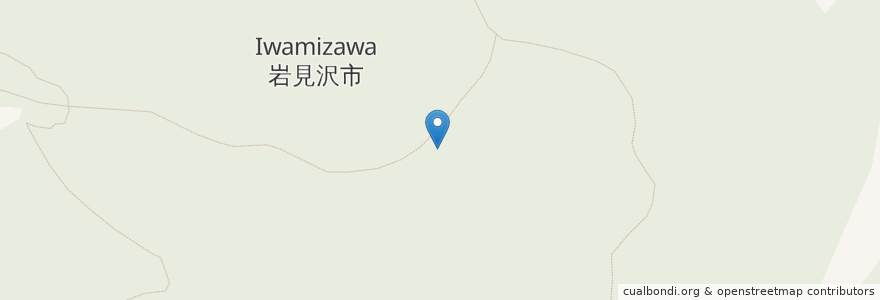 Mapa de ubicacion de 岩見沢市 en Japonya, 北海道, 空知総合振興局, 岩見沢市.