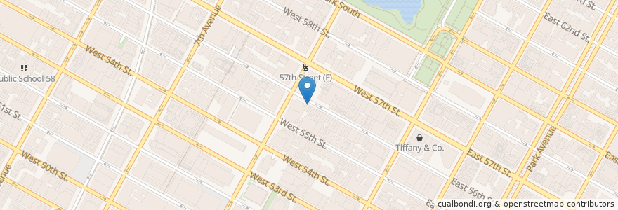 Mapa de ubicacion de Beyond Sushi en Verenigde Staten, New York, New York, New York County, Manhattan, Manhattan Community Board 5.