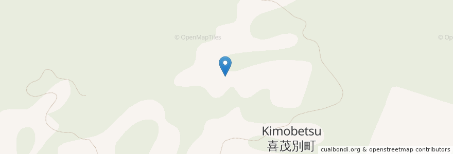 Mapa de ubicacion de 喜茂別町 en 日本, 北海道, 後志総合振興局, 虻田郡, 喜茂別町.