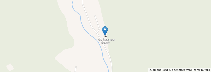 Mapa de ubicacion de 竜蔵寺 en Japão, 栃木県, 日光市.