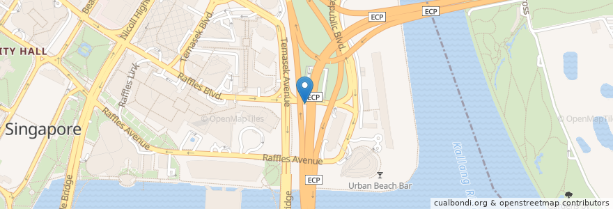 Mapa de ubicacion de Marina Centre Terminal en سنغافورة, Central.