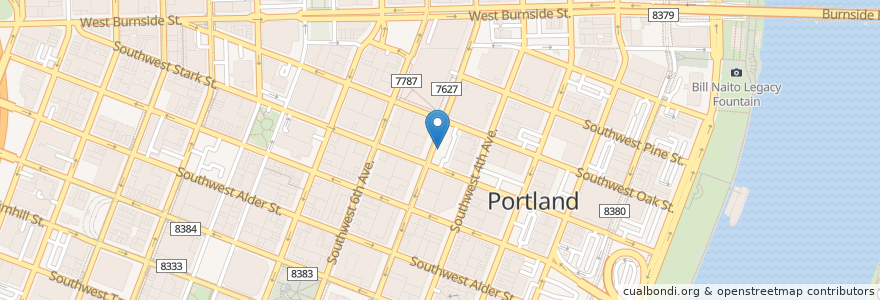 Mapa de ubicacion de Don Pedro en Stati Uniti D'America, Oregon, Portland, Multnomah County.