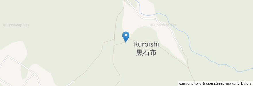 Mapa de ubicacion de Куроиси en Япония, Аомори, Куроиси.
