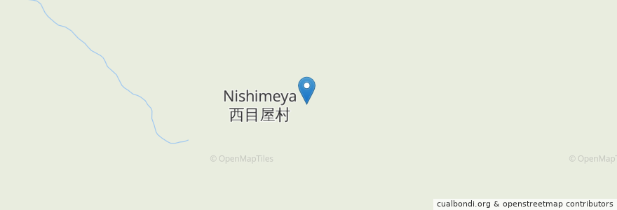 Mapa de ubicacion de 西目屋村 en 日本, 青森県, 中津軽郡, 西目屋村.