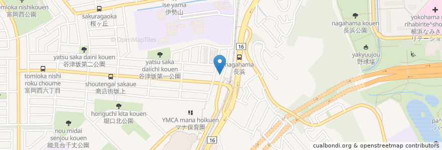 Mapa de ubicacion de 金沢家 en ژاپن, 神奈川県, 横浜市, 金沢区.