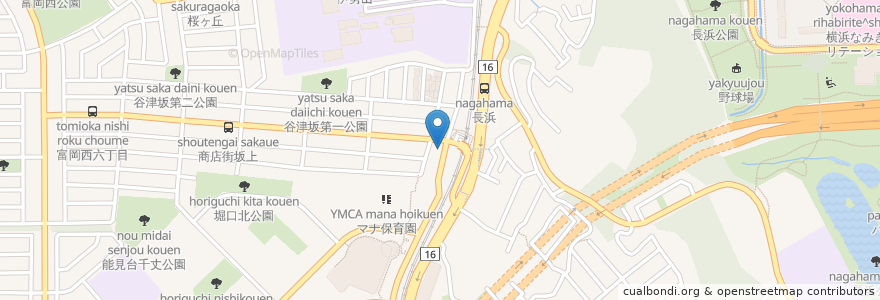 Mapa de ubicacion de HAC en 日本, 神奈川県, 横浜市, 金沢区.