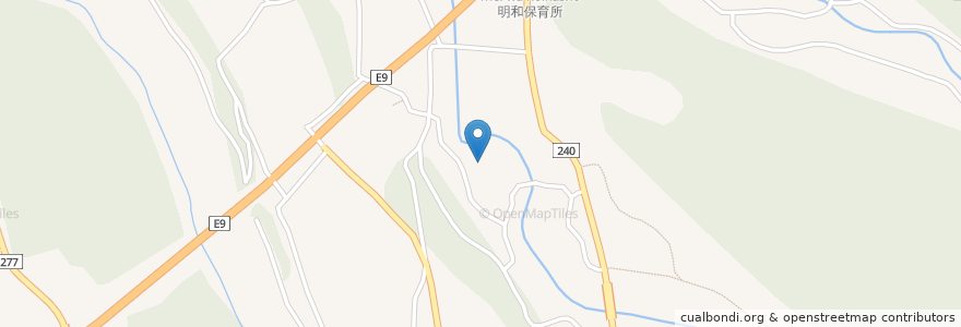 Mapa de ubicacion de 西伯郡 en 日本, 鳥取県, 西伯郡, 大山町.