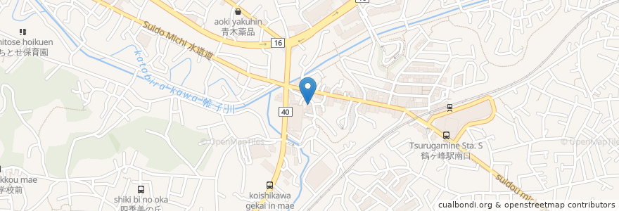 Mapa de ubicacion de 旬菜旬魚ほまれ en ژاپن, 神奈川県, 横浜市, 旭区.