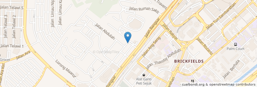 Mapa de ubicacion de Straightfood en マレーシア, セランゴール, クアラルンプール.