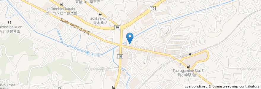 Mapa de ubicacion de 臨海セミナー en 일본, 가나가와현, 요코하마시, 旭区.