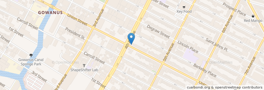 Mapa de ubicacion de LBK en Verenigde Staten, New York, New York, Brooklyn.