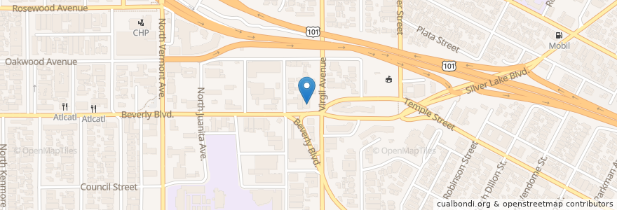 Mapa de ubicacion de Don Felix en Amerika Syarikat, California, Los Angeles County, Los Angeles.