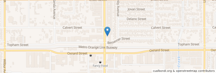 Mapa de ubicacion de Ray's en Stati Uniti D'America, California, Los Angeles County, Los Angeles.