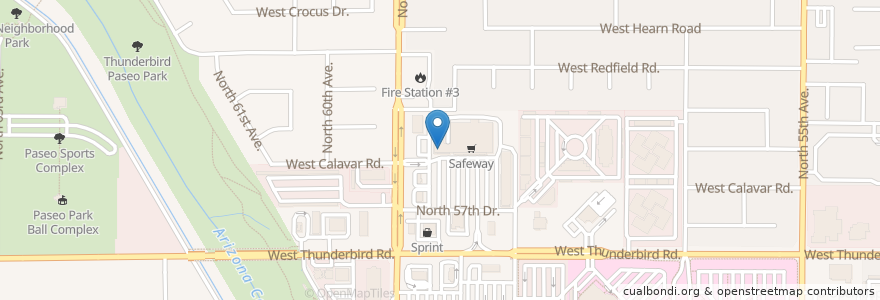 Mapa de ubicacion de Smashburger en United States, Arizona, Maricopa County.