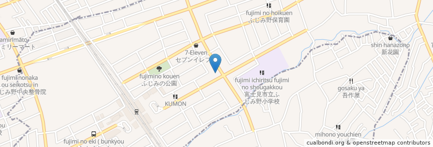 Mapa de ubicacion de 進学塾クレア en Япония, Сайтама, 富士見市.