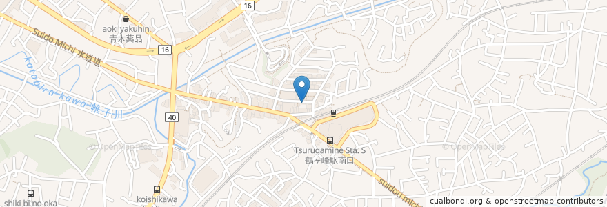 Mapa de ubicacion de 川本胃腸内科外科 en Japão, 神奈川県, 横浜市, 旭区.