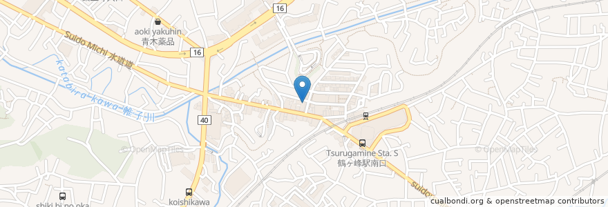 Mapa de ubicacion de Quipu en Japonya, 神奈川県, 横浜市, 旭区.