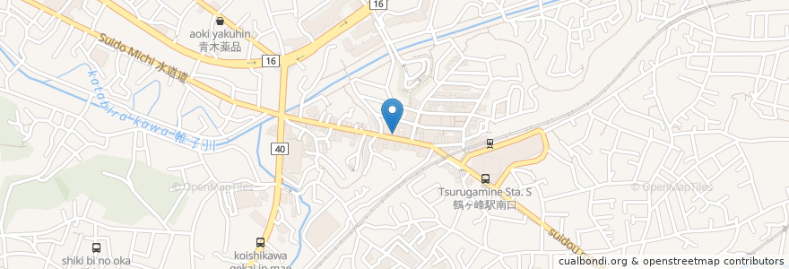 Mapa de ubicacion de モスバーガー en Japón, Prefectura De Kanagawa, Yokohama, 旭区.