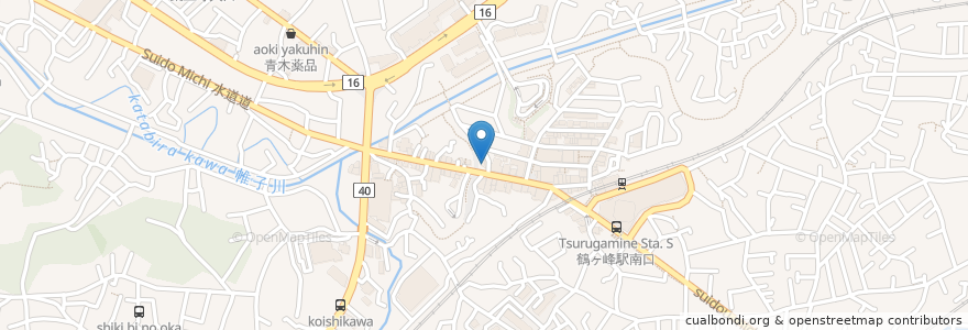 Mapa de ubicacion de 太公望 en Japonya, 神奈川県, 横浜市, 旭区.