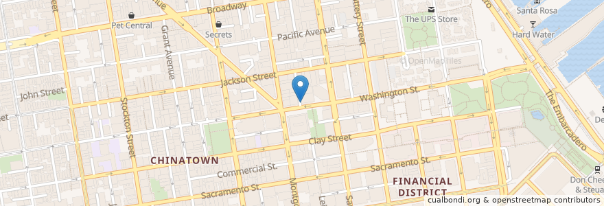 Mapa de ubicacion de Chiaroscuro en アメリカ合衆国, カリフォルニア州, サンフランシスコ, San Francisco.