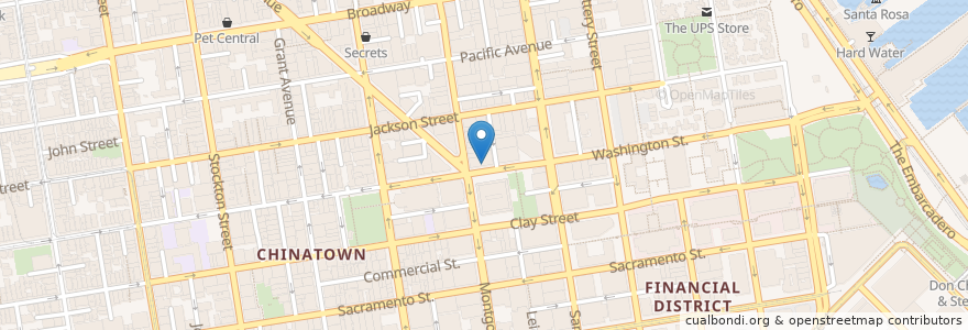 Mapa de ubicacion de Jackson Square Dentist en United States, California, San Francisco City And County, San Francisco.