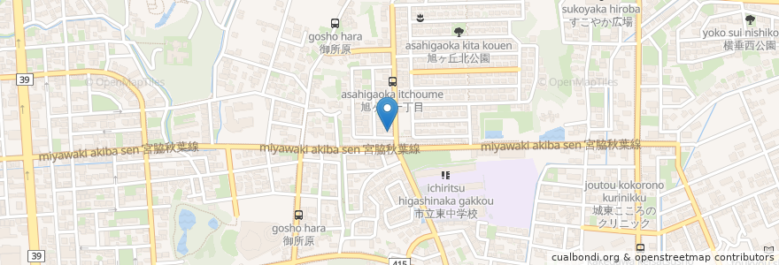Mapa de ubicacion de くりた歯科 en Japonya, 静岡県, 掛川市.