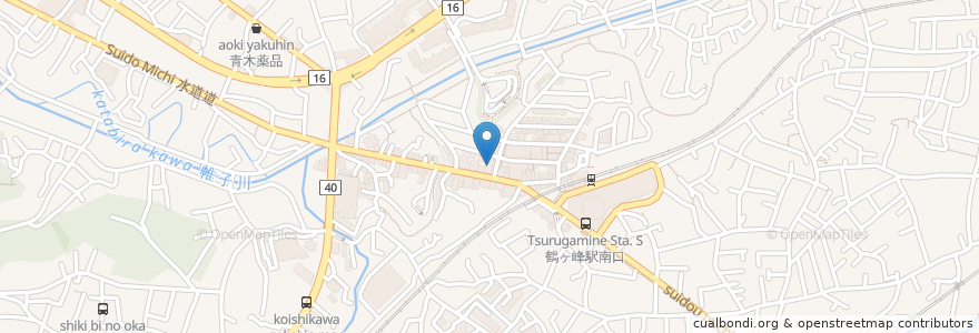 Mapa de ubicacion de Top Fit en ژاپن, 神奈川県, 横浜市, 旭区.