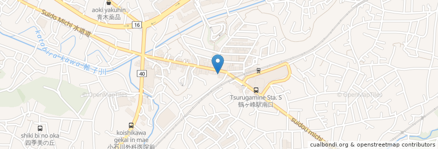 Mapa de ubicacion de バンガローハウス en 日本, 神奈川県, 横浜市, 旭区.