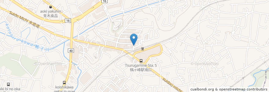 Mapa de ubicacion de きそば 重忠 en ژاپن, 神奈川県, 横浜市, 旭区.