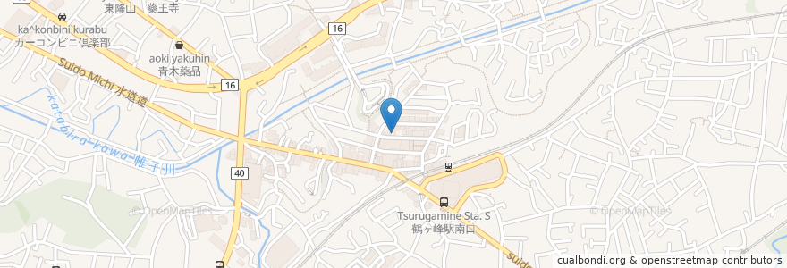 Mapa de ubicacion de 松宮整形外科 en Japonya, 神奈川県, 横浜市, 旭区.