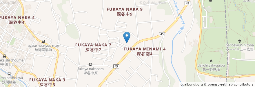 Mapa de ubicacion de グレート en اليابان, كاناغاوا, 綾瀬市.