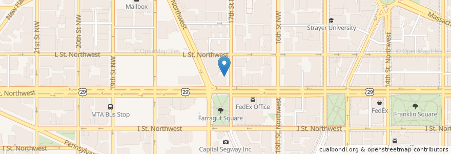 Mapa de ubicacion de Capitol Grounds Cafe en États-Unis D'Amérique, Washington, Washington.