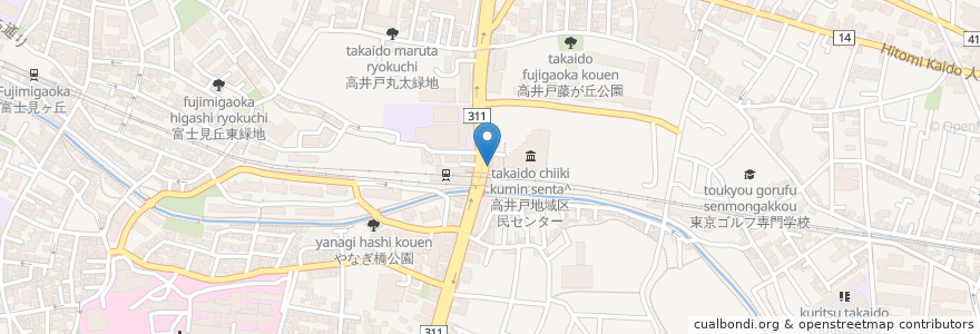 Mapa de ubicacion de SORA en 日本, 东京都/東京都, 杉並区.