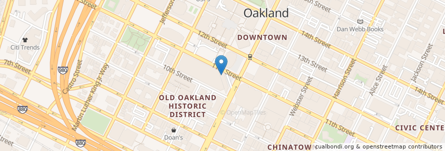 Mapa de ubicacion de Level Two en United States, California, Alameda County, Oakland.