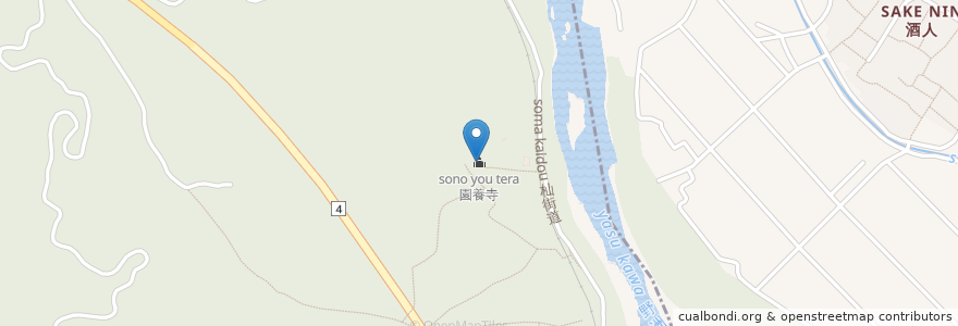 Mapa de ubicacion de 園養寺 en Japan, Präfektur Shiga, 甲賀市, 湖南市.