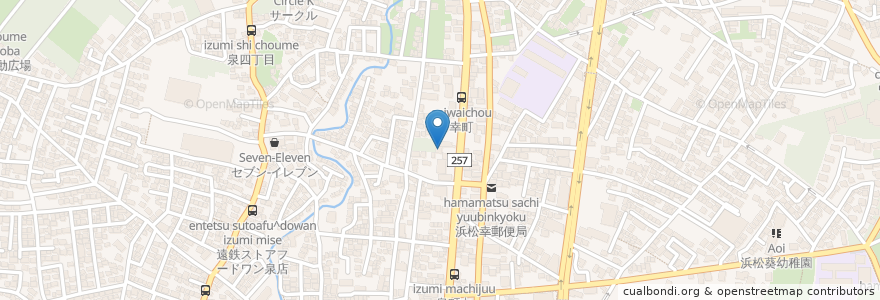 Mapa de ubicacion de そえだ医院 en اليابان, شيزوكا, 浜松市, 中区.