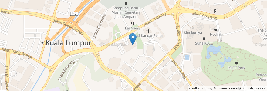 Mapa de ubicacion de Saloma Restaurant en Malásia, Selangor, Kuala Lumpur.