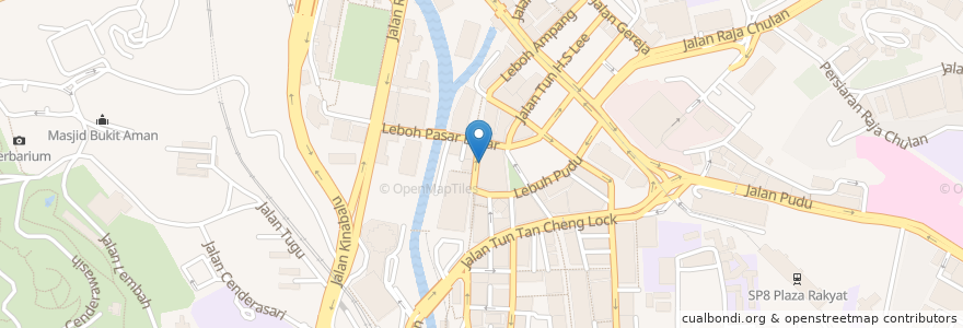 Mapa de ubicacion de Tajudin Nasi Beriani en Malezya, Selangor, Kuala Lumpur.