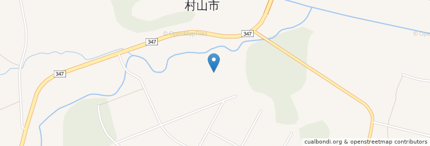 Mapa de ubicacion de 村山市 en 日本, 山形県, 村山市.