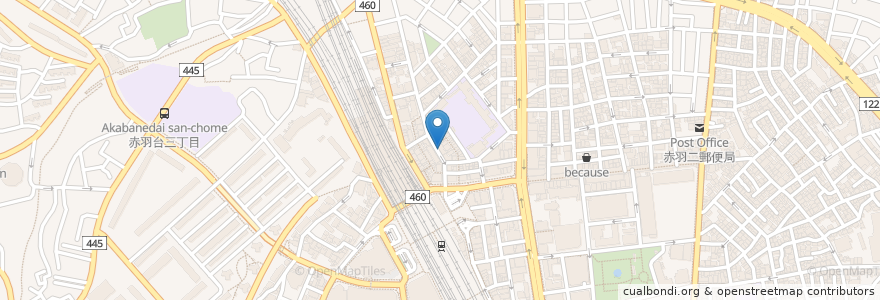 Mapa de ubicacion de 北海道ラーメンひむろ en اليابان, 東京都, 北区.