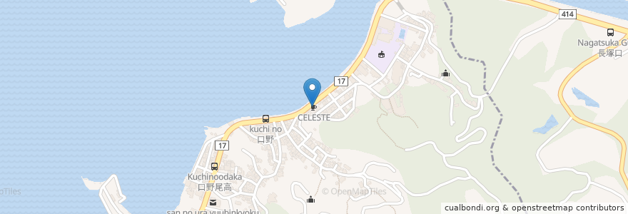 Mapa de ubicacion de CELESTE en 日本, 静岡県, 沼津市.