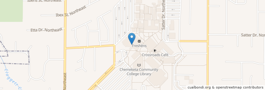 Mapa de ubicacion de Chemeketa Community College Public Safety en Stati Uniti D'America, Oregon, Marion County.