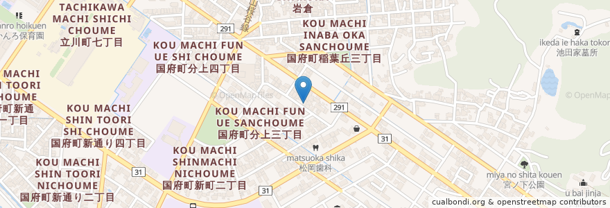 Mapa de ubicacion de 分上公民館 en Japonya, 鳥取県, 鳥取市.