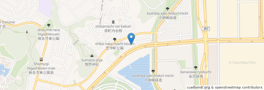 Mapa de ubicacion de すし処　かねへい en 일본, 가나가와현, 요코하마시, 金沢区.