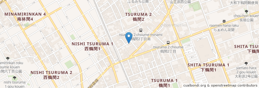 Mapa de ubicacion de 邦和エステート立体駐車場 en 日本, 神奈川縣, 大和市.