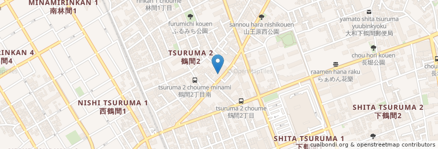 Mapa de ubicacion de 大むら en Japão, 神奈川県, 大和市.