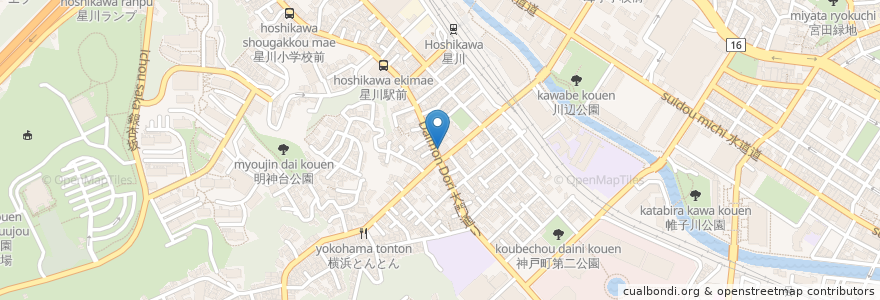 Mapa de ubicacion de コフレ歯科診療所 en Япония, Канагава, Йокогама, Ходогая.