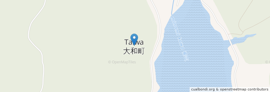 Mapa de ubicacion de 大和町 en Giappone, 宮城県, 黒川郡, 大和町.