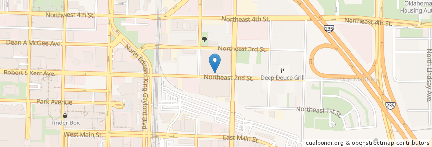 Mapa de ubicacion de Urban Johnnie Bar and Grille en Amerika Syarikat, Oklahoma, Oklahoma City, Oklahoma County.